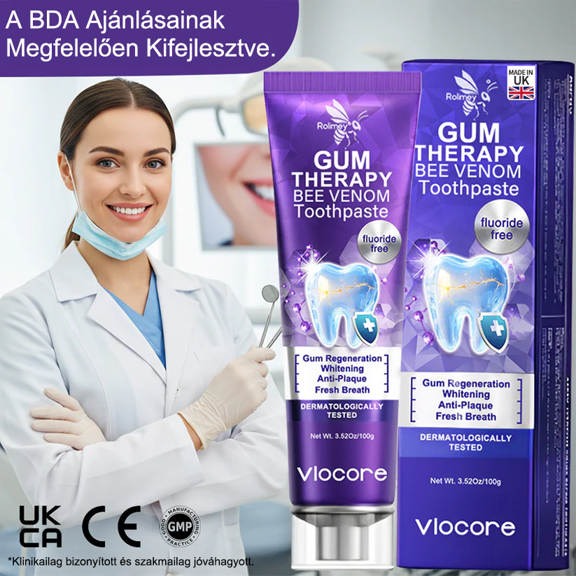 🌟Rolimey® VioCore Méhméreg Fogkezelő Fogkrém