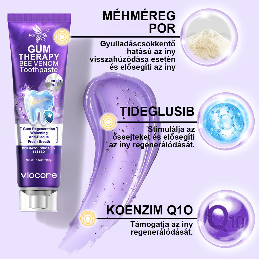 🌟Rolimey® VioCore Méhméreg Fogkezelő Fogkrém